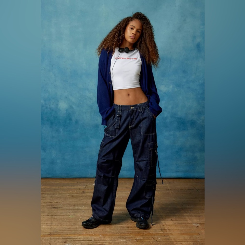 Urban Outfitters BDG Strappy Balloon Cargo Jeans